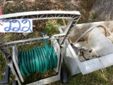 2 WELL POLY SINK UNIT & ROLLING HOSE REEL