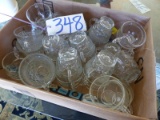 ANTIQUE GLASS PUNCH & COFFEE CUPS
