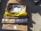 BOX OF TIRE COVERS, SEAT COVERS, PAPER FLOOR MATS