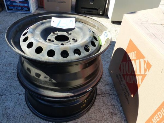 2 STEEL RIMS