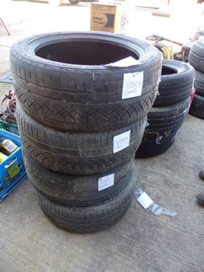 4 USED 235/45ZR17 TIRES