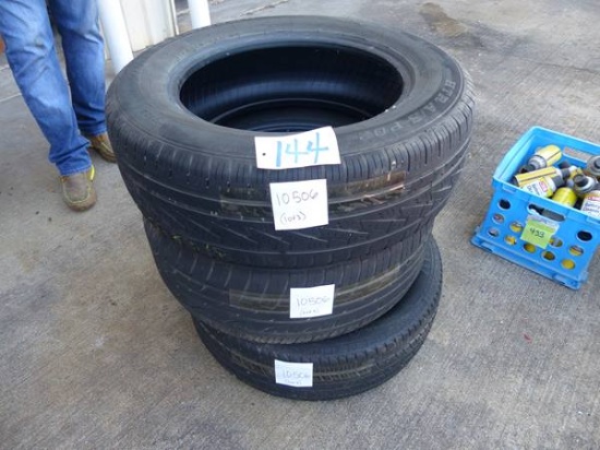 3 MISCELLANEOUS USED 18" TIRES