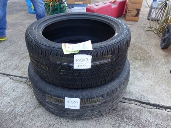 2 MISCELLANEOUS USED 19" TIRES
