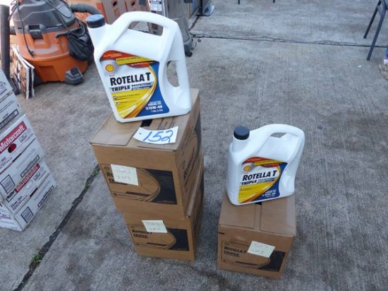 1-ROTELLA T 10W30 OIL CASE, 2-ROTELLA T 15W40 OIL