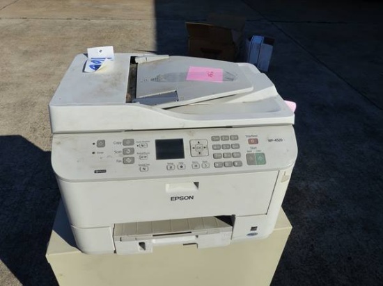 EPSON WP4520 PRINTER & 3 DRAWER FILE CABINET