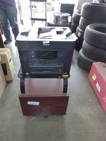ESPON WORK FORCE PRO PRINTER & PRINTER STAND