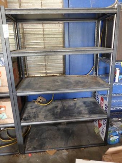 2 METAL 5 TIER SHELVES