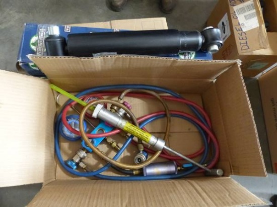 A/C RECHARGE KIT, LEAK DETECTOR PUMP,