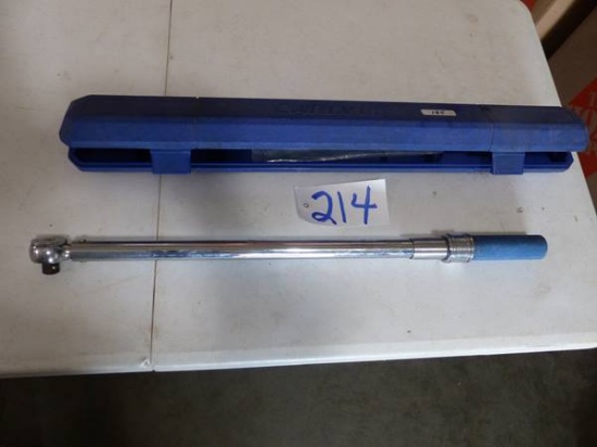 CARLYLE 1/2" TORQUE WRENCH IN CASE