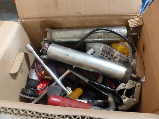 TIRE, WINDOW, AIR TOOLS, AIR CHUCKS, GREASE GUN &