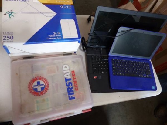 MISC LAP TOPS COMPUTERS, FIRST AID KIT