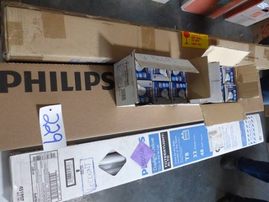 MISC FLUORESCENT BULBS & MISC LIGHT BULBS
