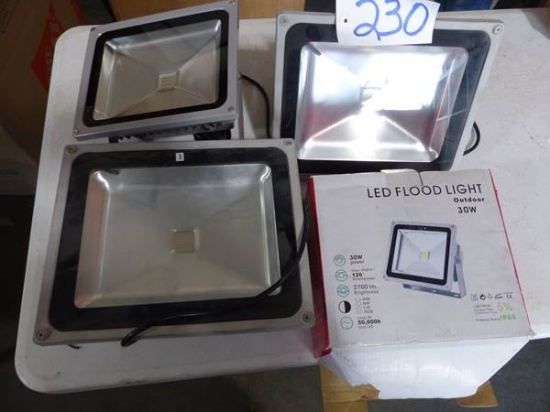 3 LED FLOOD LIGHTS