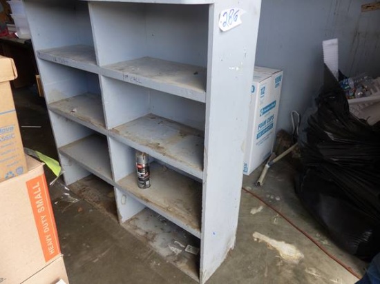 WOOD SHELF & BLACK SHELF