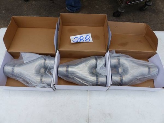 3 ALUMINUM Y PIPES EXHAUST