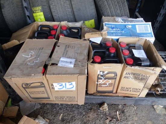 21 GALLON JUGS OF ANTIFREEZE