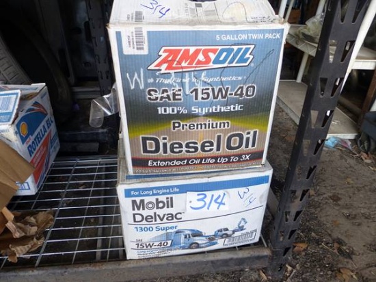13 GALLONS 15W 40 MOTOR OIL
