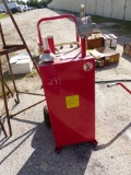 PORTABLE 30 GAL OIL DRAIN W/PUMP
