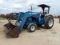 1991 FORD 7710 TRACTOR W/ FORD 7412 LOADER