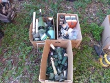 3 BOXES OF LAWN IRRIGATION PARTS