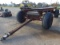 SHOP MADE TRAILER W/AIRPLANE TIRES