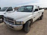 2001 DODGE 2500 SINGLE CAB LONG BED TRUCK