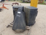PALLET OF SPARE FLOATS FOR SEWER SYSTEM PLANT