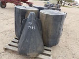 2 PALLETS SPARE FLOATS FOR SEWER SYSTEM PLANT