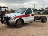 2003 FORD F350 SUPER DUTY CAB & CHASSIS TRUCK