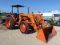KUBOTA M6040 4X4 TRACTOR W/ FRONT END LOADER
