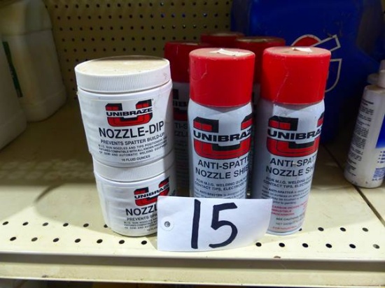 UNIBRAZE ANT-SPATTER NOZZLE SHIELD - 5 CANS