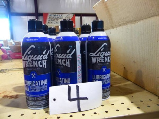 LIQUID WRENCH LUBRICATING OIL - 8 CANS