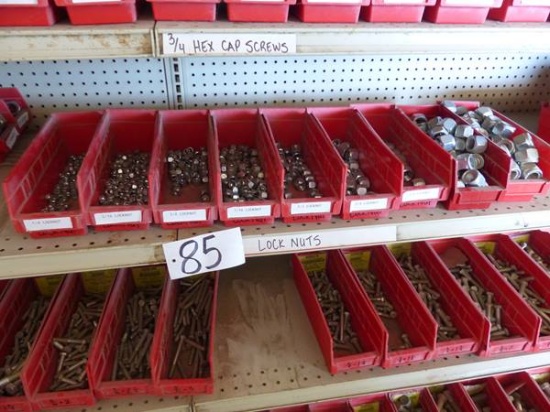 (9) BINS LOCKNUTS