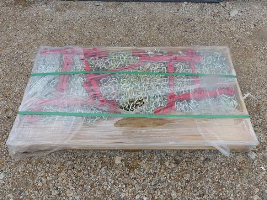 5-5400 LB RATCHET BINDERS W/10-5/16" 20' CHAINS