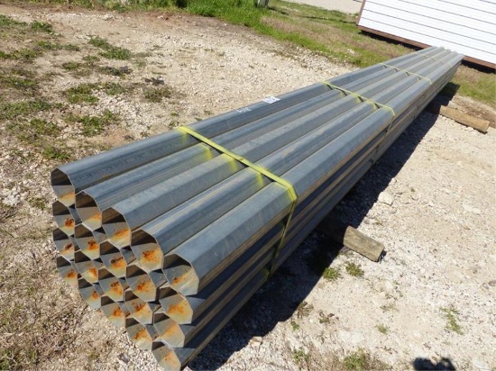 20-25'X5"X1/8" THICK OCTAGON PIPE