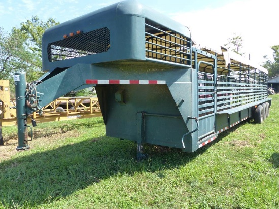 2007 FAIRWEST 32'X6' 6" GN STOCK TRAILER