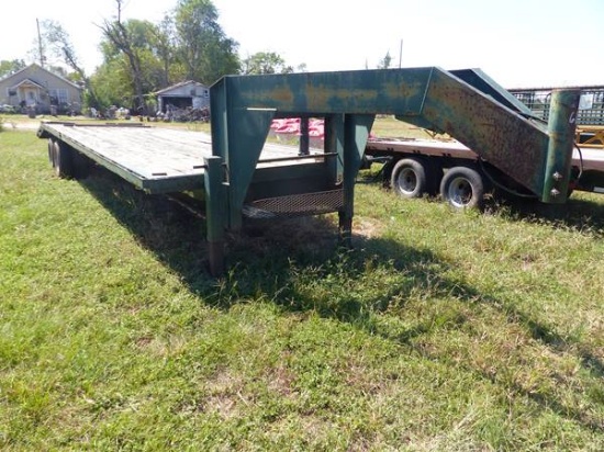 2000 FAIRWEST 33'X8' GN DOVETAIL FLAT BED TRAILER