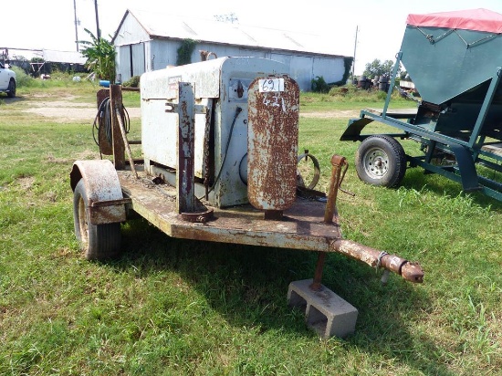 LINCOLN  SA 200 WELDER GAS ON 2 WHEEL TRAILER