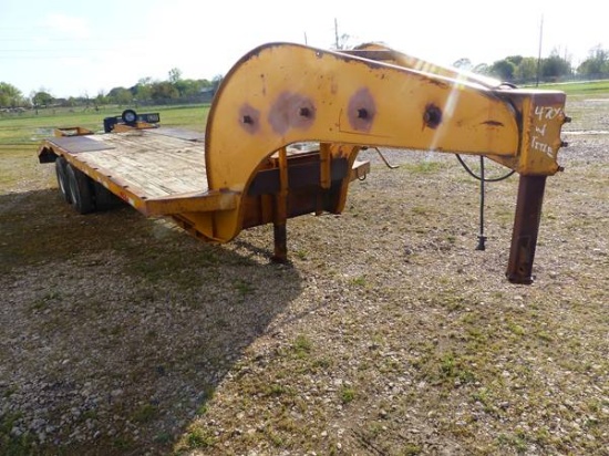 1980 BILLS 25' X 8' DOVETAIL TRAILER