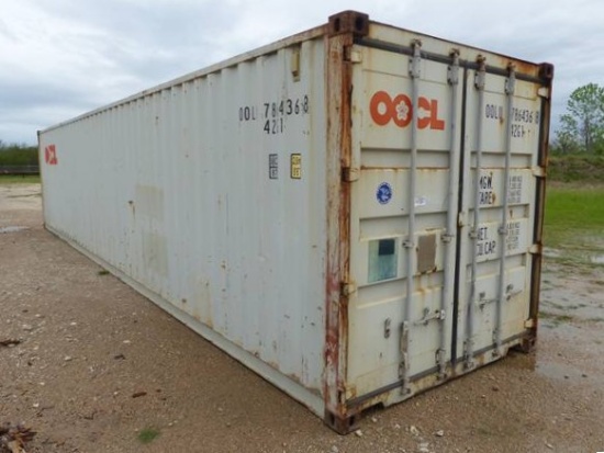 40' SHIPPING CONTAINER 8' X 6"