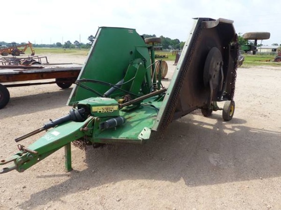 JOHN DEERE HX15 15' BATWING SHREDDER