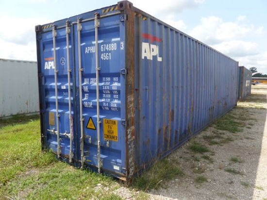 40' HIGH CUBE SHIPPING CONTAINER