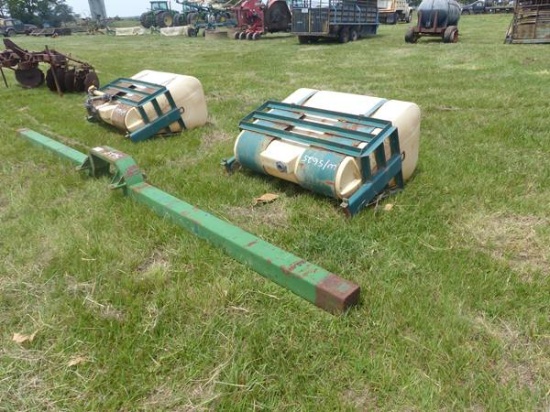 2- 200 GALLON SADDLE TANKS