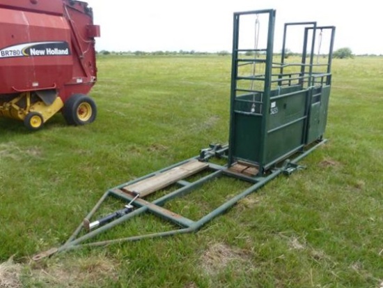SHOPMADE 13' TRAILER W/CALF CHUTE