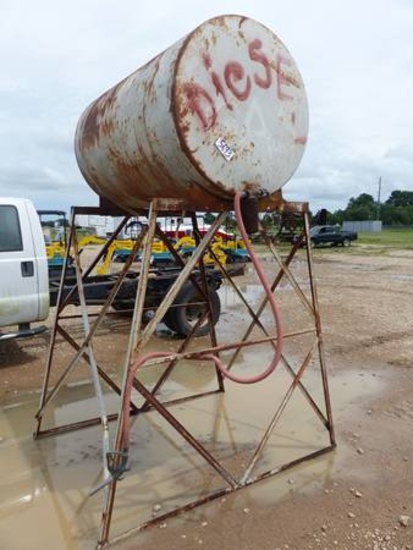 500 GAL DIESEL TANK ON STAND