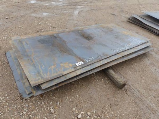 21 PIECES  4X7 & 4X8  1/16" & 1/8" SHEET METAL