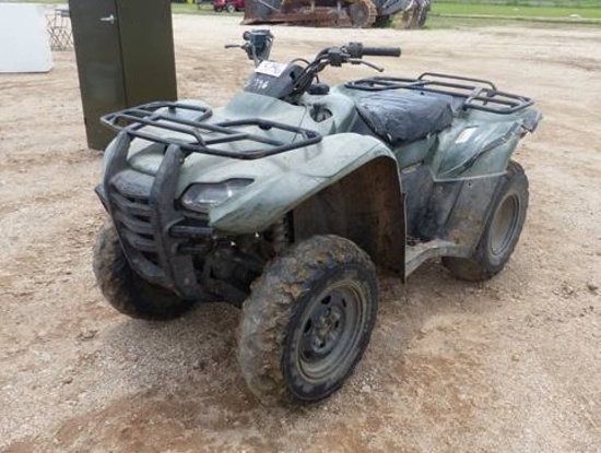 2013 HONDA RANCHER 4  WHEELER 4X4