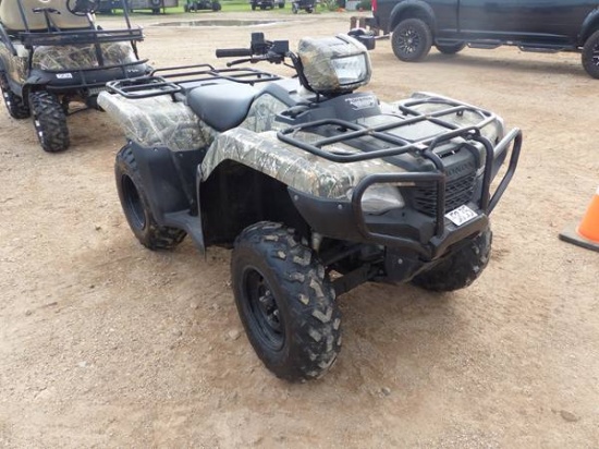 2015 HONDA FOREMAN 4X4 ES FOUR WHEELER
