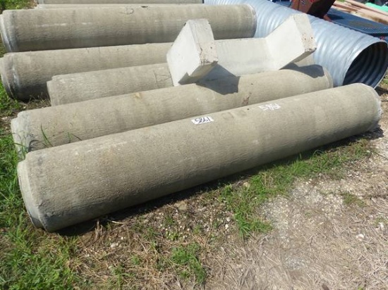 9 16" X 8' CONCRETE CULVERTS