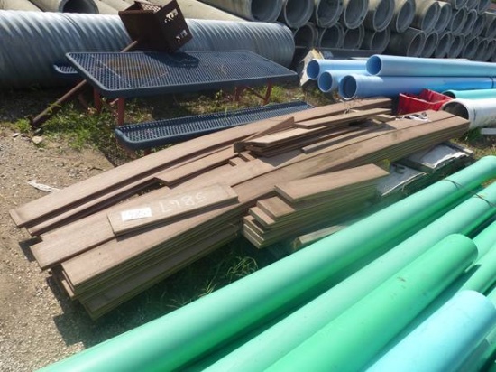 APPROX 19 PALLETS OF SYNTHETIC TONGUE & GROOVE
